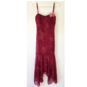 NWOT Burgundy Sparkly Ruby Rox Dress, size M